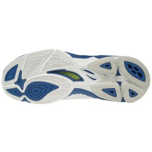 Mizuno Wave Lightning Z6 Bayan Voleybol Ayakkabısı Beyaz/Mavi (Tr.VMU)